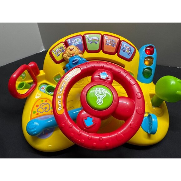Vtech Turn & Learn Driver Toy With Lights & Sounds - Picture 1 of 10